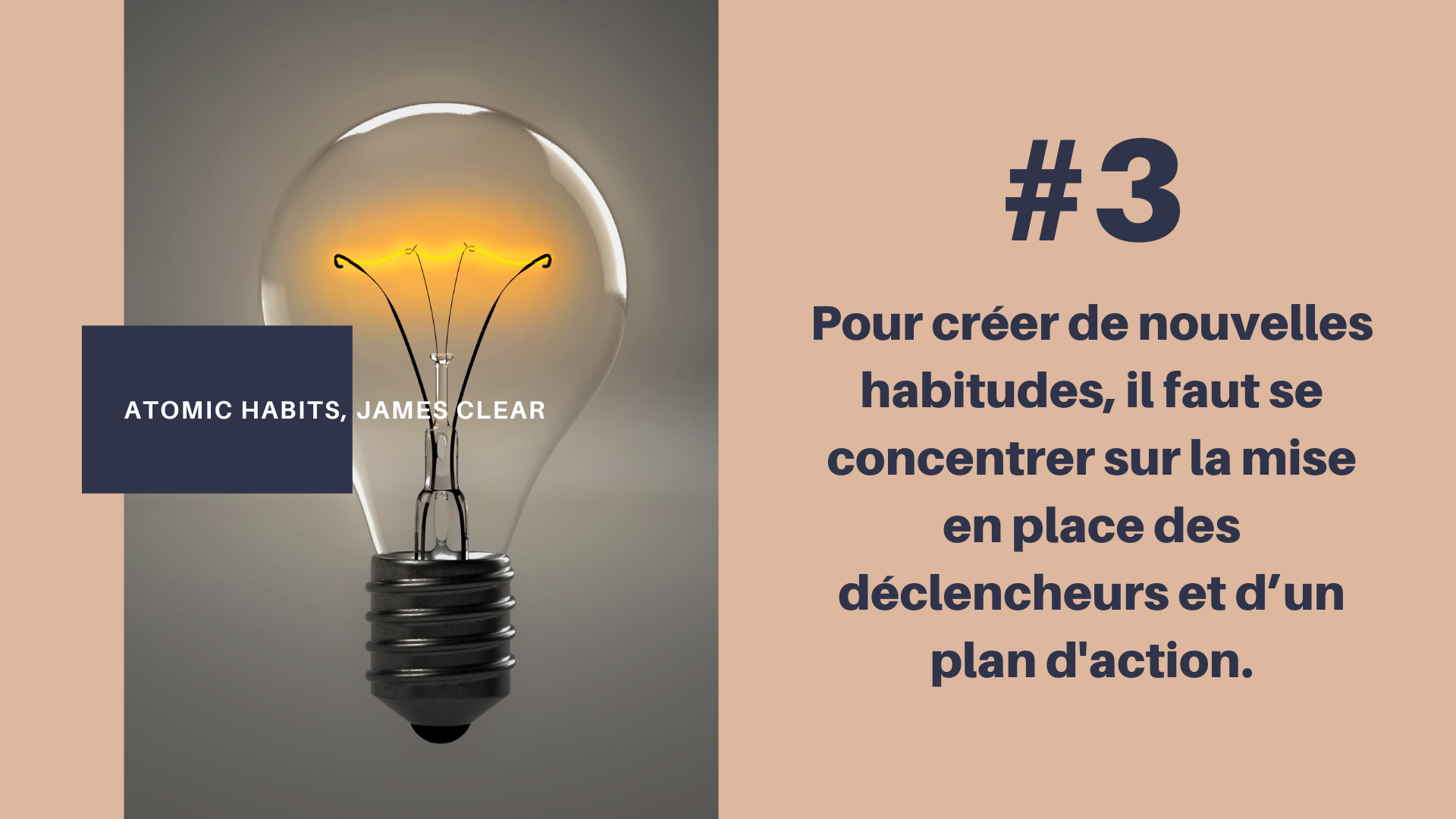 Idéé 3 - Résumé Atomic Habits - James Clear - Brain Booster - Galilée Zoa